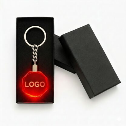 Brelok LED Kryształ z Logo Twojej Marki